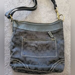 Coach signature shoulder bag